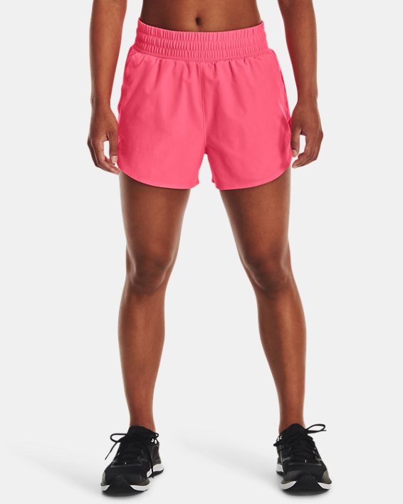 Women's UA Flex Woven 3" Shorts, Pink, pdpMainDesktop image number 0